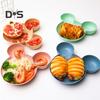Plastic Serving Tray Easy To Clean Durable BPA Free Dried Fruit Plate