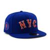 City Connect New Era Cap 59FIFTY New York Mets MLB CITY CONNECT FITTED CAP NEW YORK METS 5950 Hat Blue Senga Kodai NY Sz 7-38 [Used]