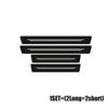4x Carbon Fiber Stickers Door Plate Sill Scuff Film Anti-Scratch Car Accessories
