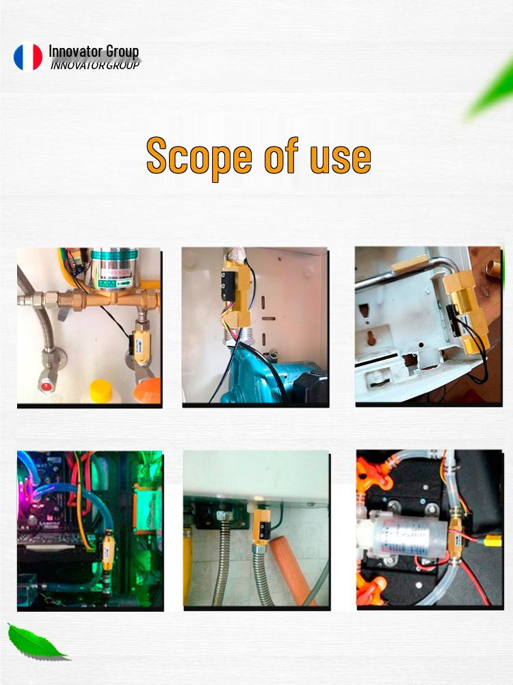 Полностью медный магнитный датчик-реле расхода воды DN15/DN20