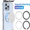 HdoorLink Кольцо для Magsafe, магнитное беспроводное зарядное устройство для iphone 15 14 Pro Max 13 12, мини-универсальная металлическая наклейка, магнитный автомобильный держатель, пластина