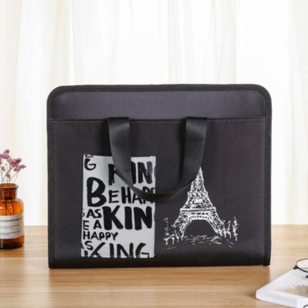 Водонепроницаемая папка для файлов формата А4 с 13 карманами, переносная сумка для хранения документов формата А4 на молнии, органайзер для файлов