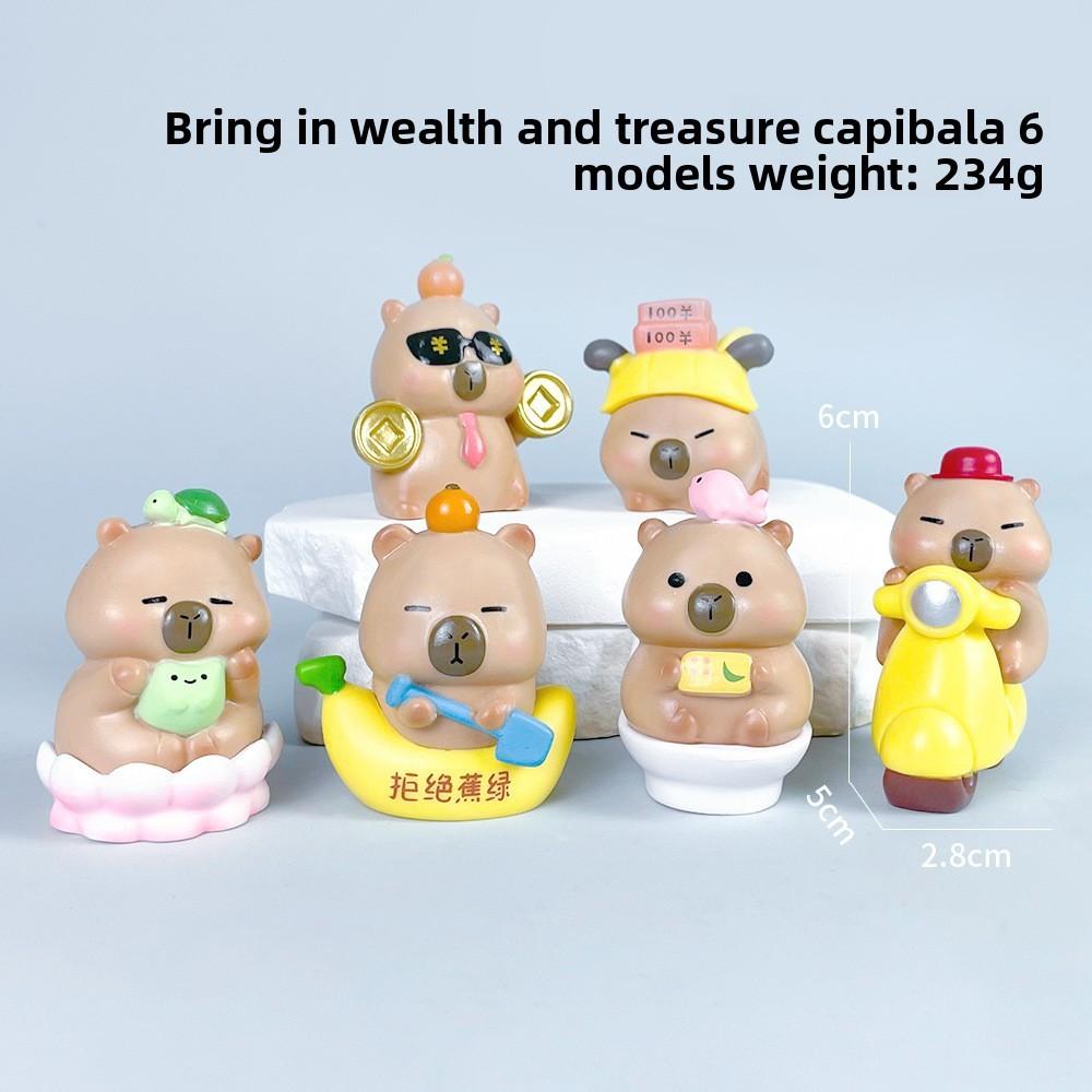 Черепаха Круг Плавание Мотоцикл Гигантский Гусь Лотос Капибара Орнамент Модель