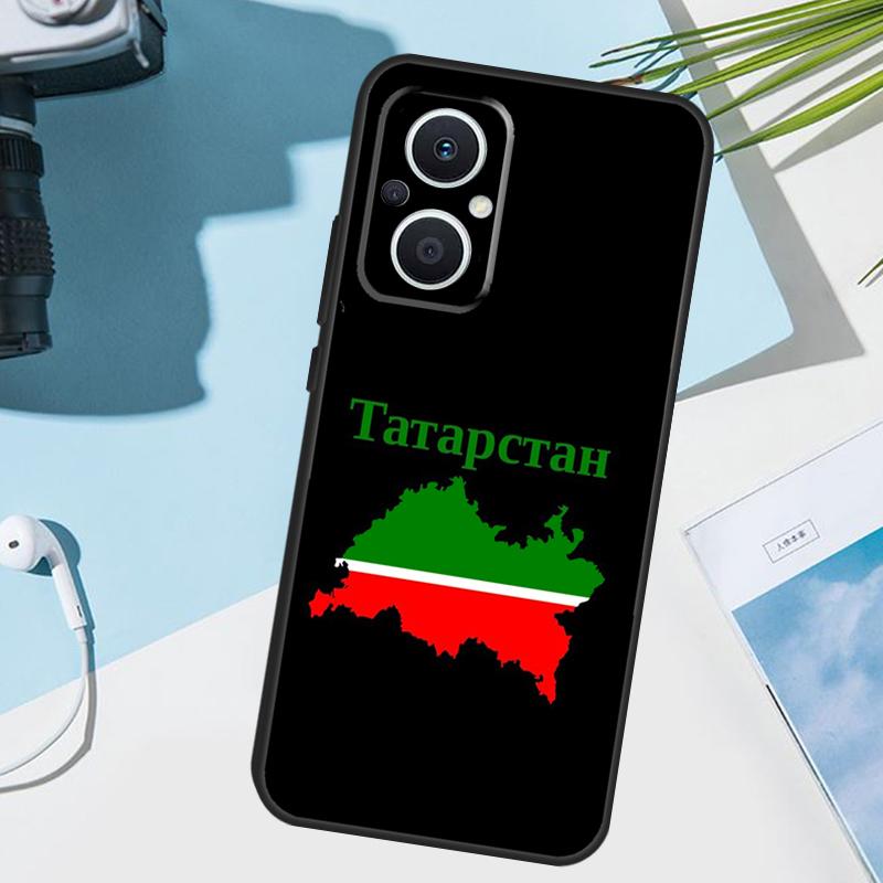 Чехол с флагом и гербом Татарстана для OPPO Reno 12 F 13F 14F 11F 10 11 13 14 Pro 7 8 Lite OPPO Find X9 X5 X6 X8 Pro