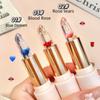 Crystal Transparent Color Changing Petal Jelly Lipstick, Moisturizing and Temperature Sensitive