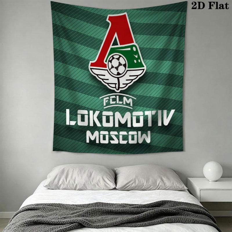 Lokomotiv Moscow Glory Wall Hanging Printed Fabric Blanket Decorative Tapestries for Bedroom Living Room Home Decor