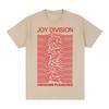 JOY DIVISION Unknown Pleasures Винтажная футболка ПОСТ ПАНК Хлопок Мужская футболка Новая ФУТБОЛКА ФУТБОЛКА Женские топы Унисекс