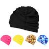Adult Sports Swim Flexible Ear Long Hair Protector Elasticity Swimming Hat