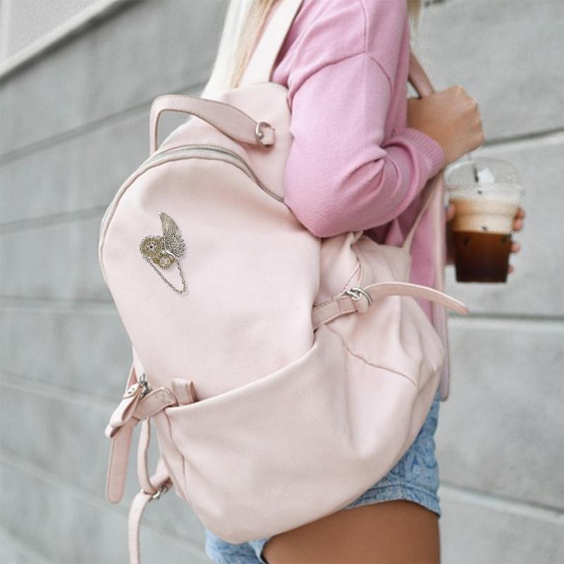 Винтажная брошь в стиле стимпанк для женщин и мужчин, элегантная брошь с шестеренками в стиле панк, булавка на лацкан, украшение для платья или рубашки, корсажная булавка