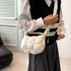 Niche Cloud Bag Crossbody Bag for Women  New Puff Folded Down Bag Underarm Bag Lightweight Dumpling Bag