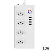 Melery Tuya Wifi Smart Power Strip EU US Brazil UK Austrial Plug Socket USB Charge Outlet Remote by Alexa Dot Google Home Office