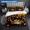 3PCS Pink Crown Sparkle Majesty Bedding Set,Including 1pc Duvet Cover And 2pcs Pillowcases Perfect for Bedroom, Dormitory, Fan Christmas gift