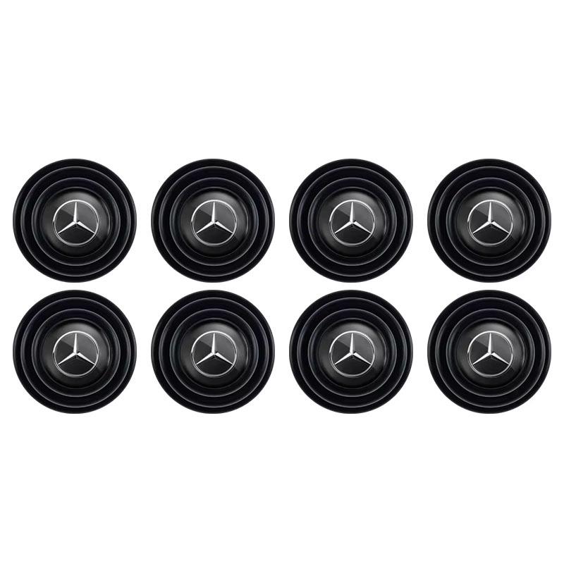 Hub Cap Car Door Shockproof Gasket Shock Absorbing Buffer Pad Sticker Hubcap For Mercedes Benz AMG GLE GLC CLA W206 W204 W205 W211 W203 DL1