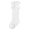 Newborn Baby Girl Knee High Socks Autumn Clothes Long Socks Thin Mesh Stockings with Bow for Infants Baby Items Clothing