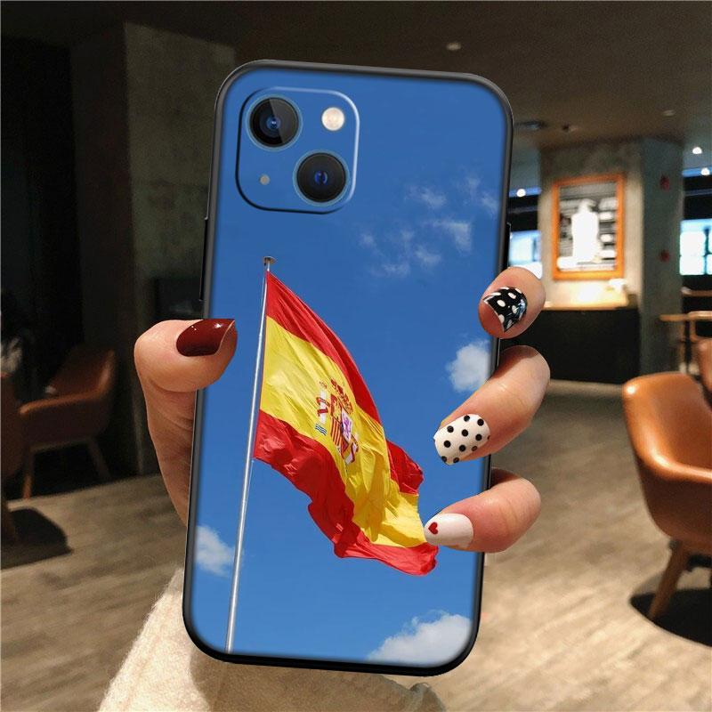 IK61 Spain Flag New High-End Shell Phone Case for iPhone SE X XS XR 16E 17 11 Pro Max 8 7 6 6s Plus Air
