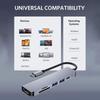 9-IN-1 Memory Card Reader Dock USB C Hub 4K HDMI Type-C Multiport Adapter