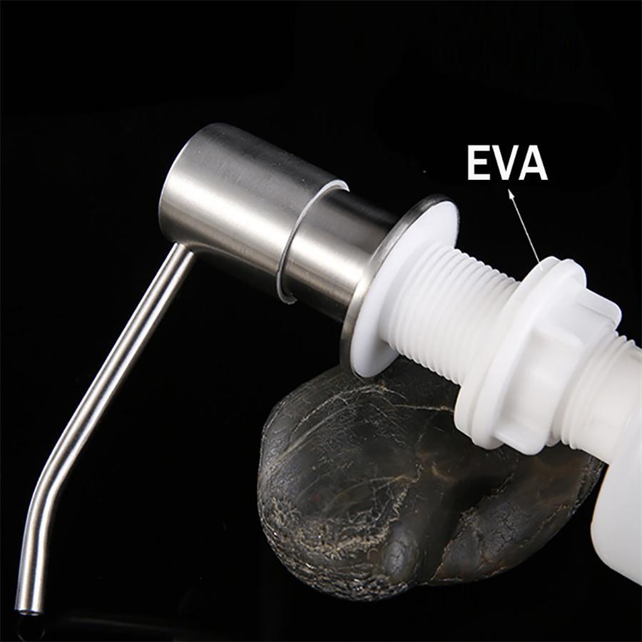 Дозатор мыла из нержавеющей стали 300 мл, кухонная мойка, мыло для рук, бутылка с помпой для жидкого мыла