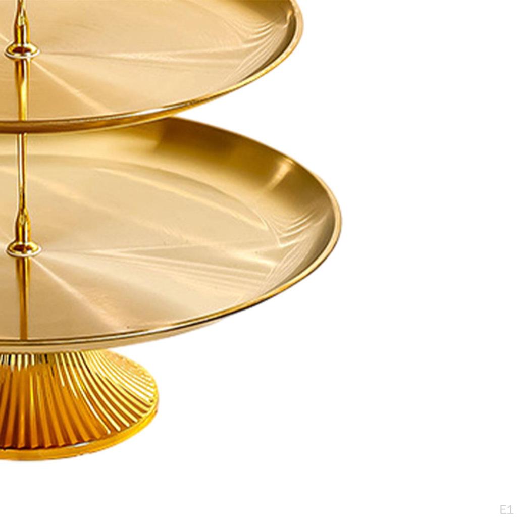 Cake Display Stand Food Server Holder Stainless Steel Cup Tower for Dessert