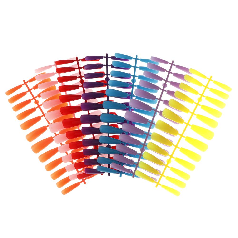 24Pcs/Set Acrylic Full Cover Manicure Nail Tips Ballerina Nail Coffin Fake Nail False Nails
