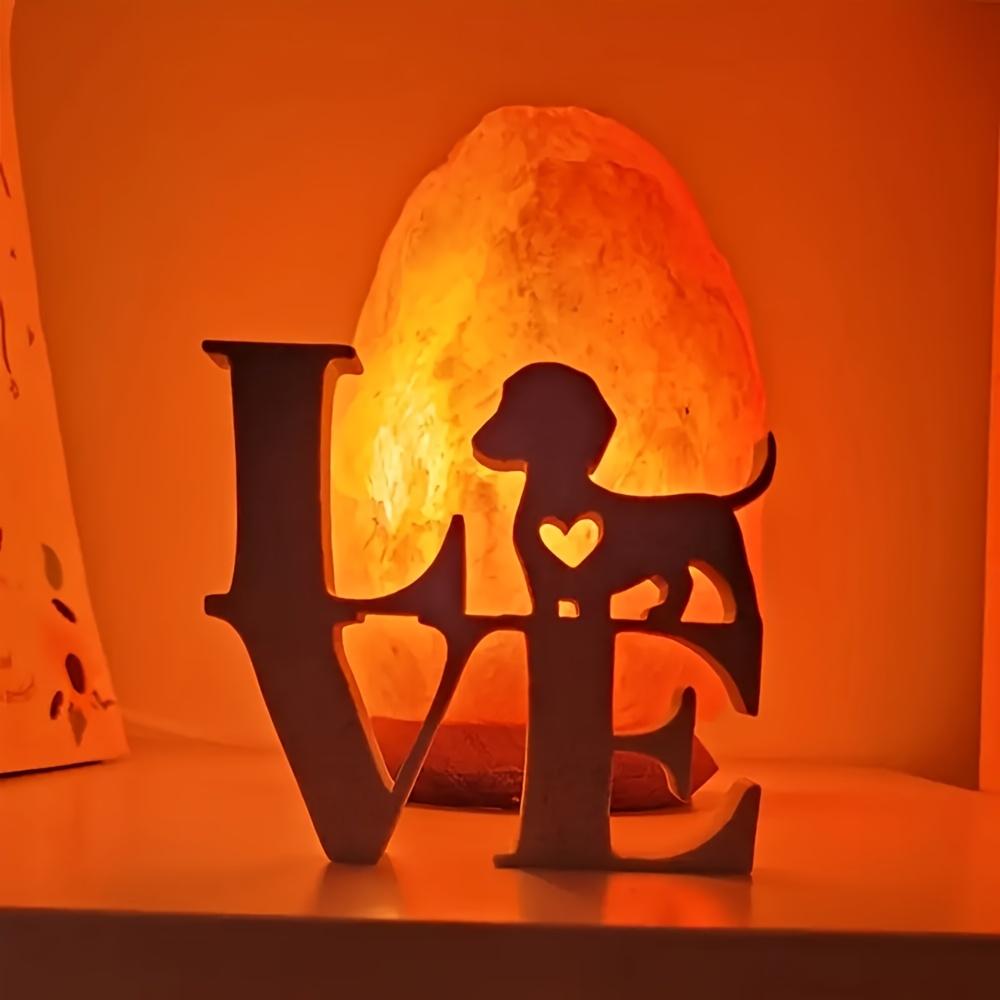 Статуэтка-украшение таксы 'Любовь', 3D-печатное украшение для рабочего стола в виде таксы, Статуэтки таксы и собаки в форме сердца