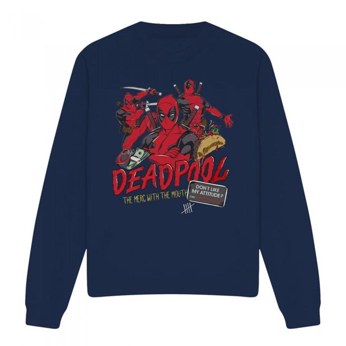 Deadpool Unisex Adult Attitude Sweatshirt