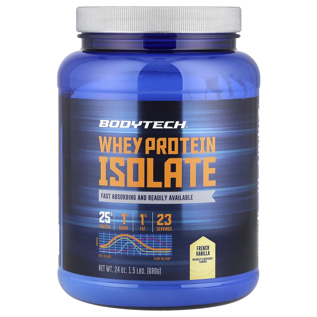 Whey Protein Isolate, French Vanilla, 680G(1.5Lb)