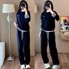 Chic Women's Casual Tracksuit: 2025 Spring/Autumn Two-Piece Set with Sweater