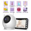 Радионяня с беспроводной видеокамерой, цветная камера 360°, наблюдение в помещении, Wi-Fi, няня, безопасность, электронный радионяня, плач, кормление детей