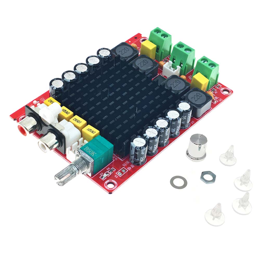 Плата усилителя TDA7498 Класс D 2X100 Вт Двухканальный Аудио Стерео 80 Вт + 80 Вт Модуль платы цифрового усилителя XH-M151