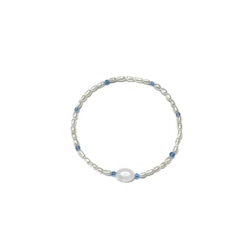 LOVE ME MONSTER Pearl & Sky Blue Bracelet