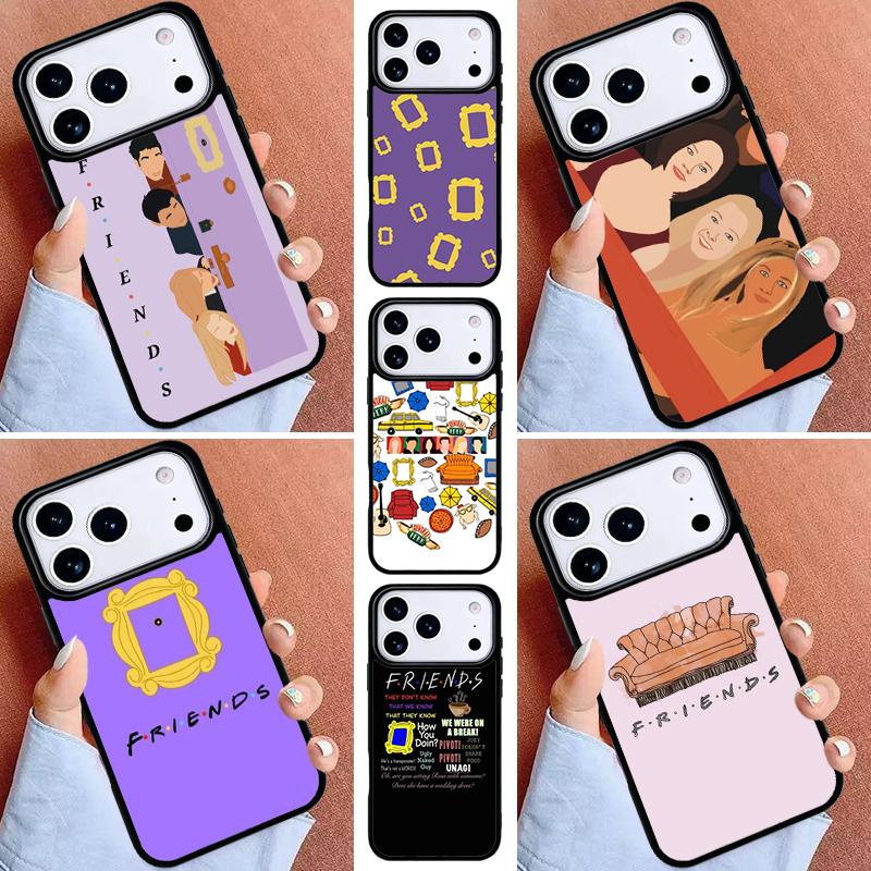 Central Perk Friends TV Show Phone Case for iPhone 16e 15 14 13 12 17 Pro Max Plus Air 17pro Cover Coque