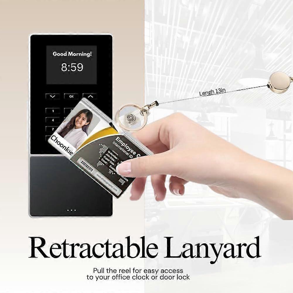 Stylish Smile Teacher Lanyard for Women with Retractable ID Badge Reel and