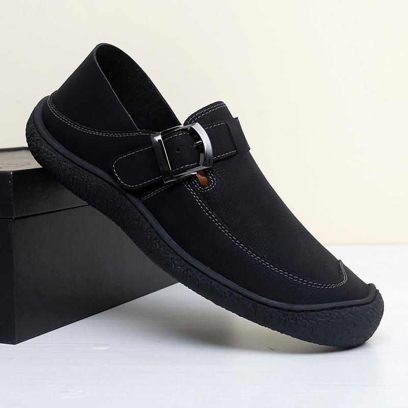 2024 Весна Осень Новые Повседневные Туфли Для Кемпинга Офисные Мужские Деловые Кожаные Туфли Повседневные Универсальные Лоферы Для Мужчин