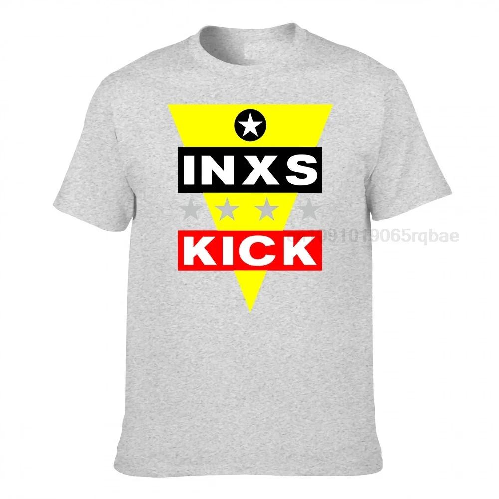 Inxs Band Kick Tshirt Cotton Casual Unisex T Shirt Unisexs Tee Shirts Tops