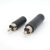 1 шт. RCA штекер на 6,35 мм 6,5 мм на 3,5 мм 3-полюсный стерео гнездо адаптер 6,35 3,5 Аудио M/F разъем ЧерныйХороший продукт