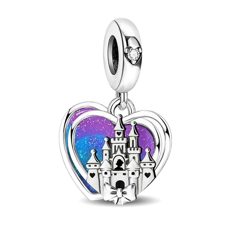 Медь Белый медведь Снежный дом Ёж Зимняя серия Шарм-бусина Подходит для изготовления браслетов своими руками Подарок Ювелирные изделия высокого качества