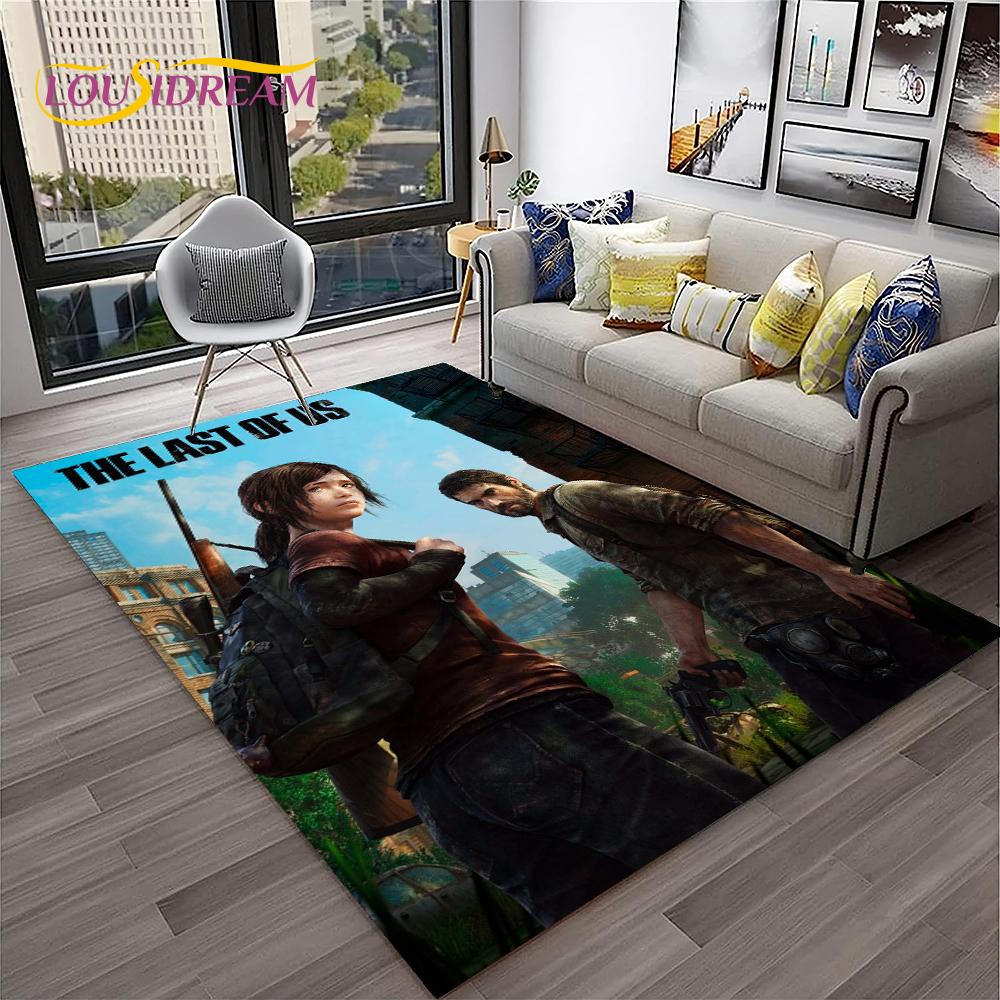 The Last of Us Игра ужасов Педро ТВ Ковер Коврик для дома Гостиная Спальня Диван Придверный коврик Декор, детский ковер Нескользящий коврик для пола