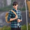JEEP Men's Casual Plaid Long-Sleeve Shirt