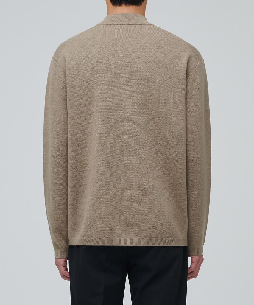 MUSINSA STANDARD Minimal Mock Neck Knit [Beige]