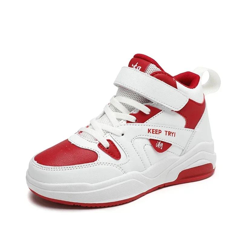 Boys Girl Basketball Shoes Soft Sole Tennis Kid Sport Shoes Outdoor Non-Slip Trainer Shoes Sportschuhe Kinder Kids Sneakers