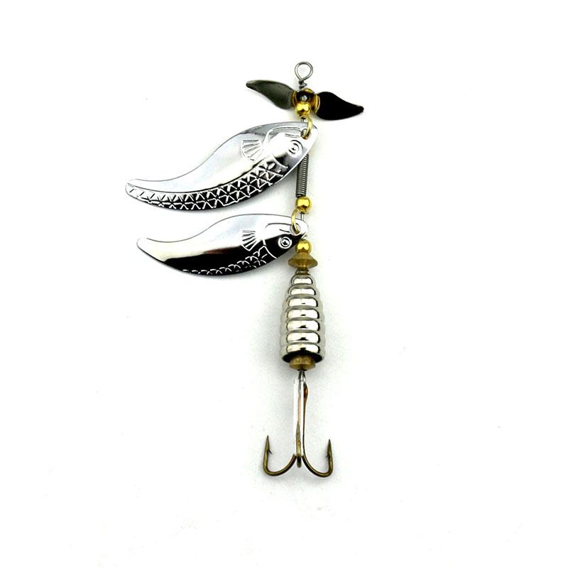 HENGJIA 1 шт., рыболовная приманка, блесна для окуня, щуки, рыболовные снасти