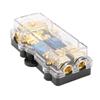 60A Power Distribution Block 1 Out 2 In Heat Resistant Car Audio Splitter Fuse Holder for Auto