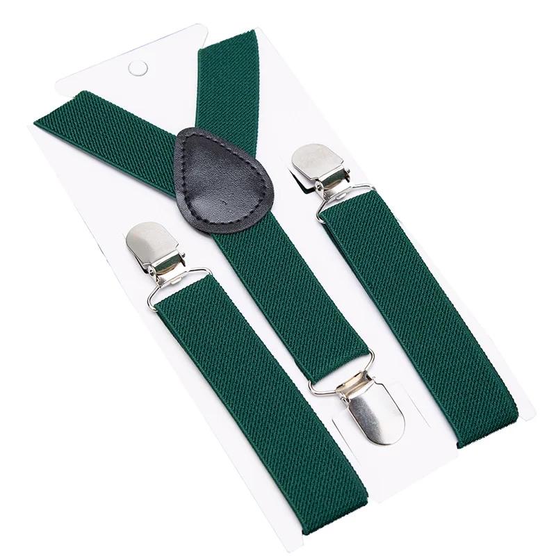 Эластичные детские подтяжки черного цвета, модные детские подтяжки для мальчиков и девочек, регулируемые подтяжки, детские свадебные галстуки, аксессуары