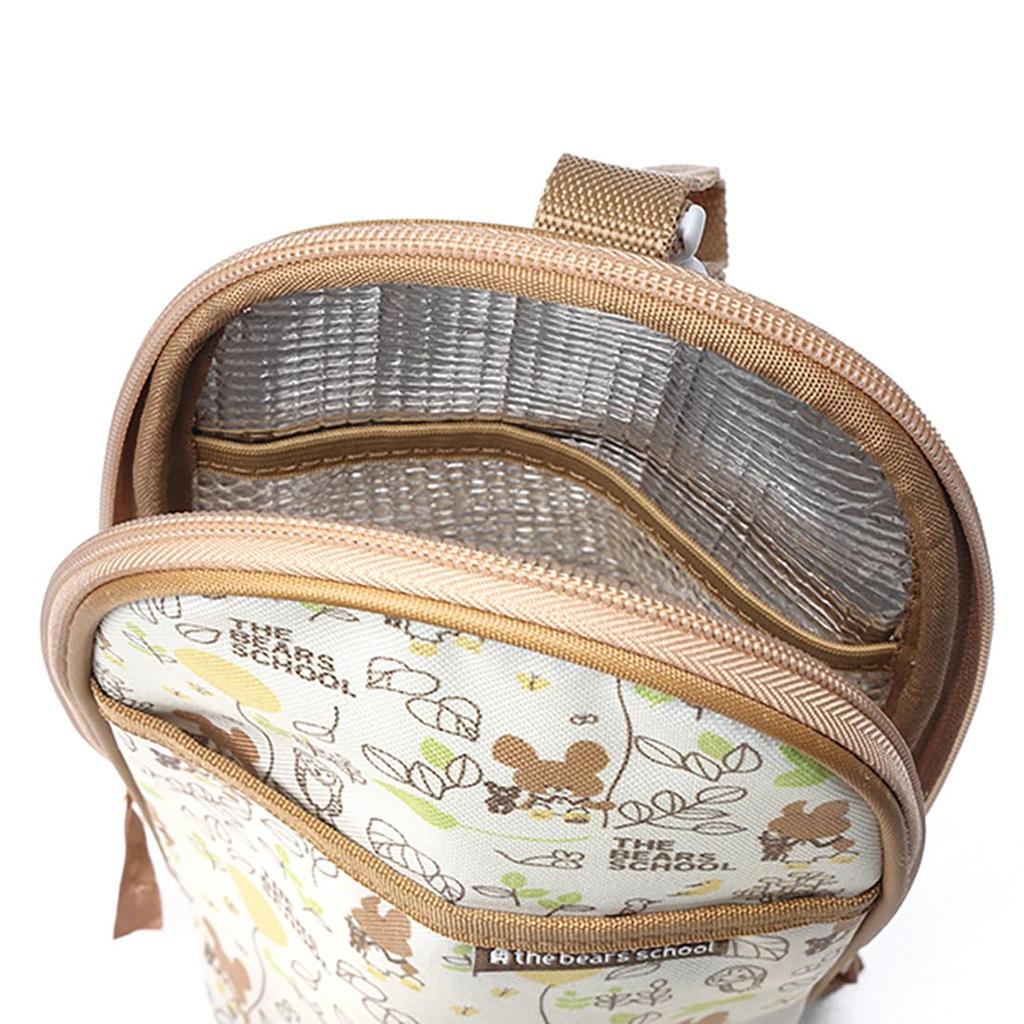 SKATER Baby Bottle Pouch Baby Bottle Case Baby Bottle Cover Bear School BHOP2-A