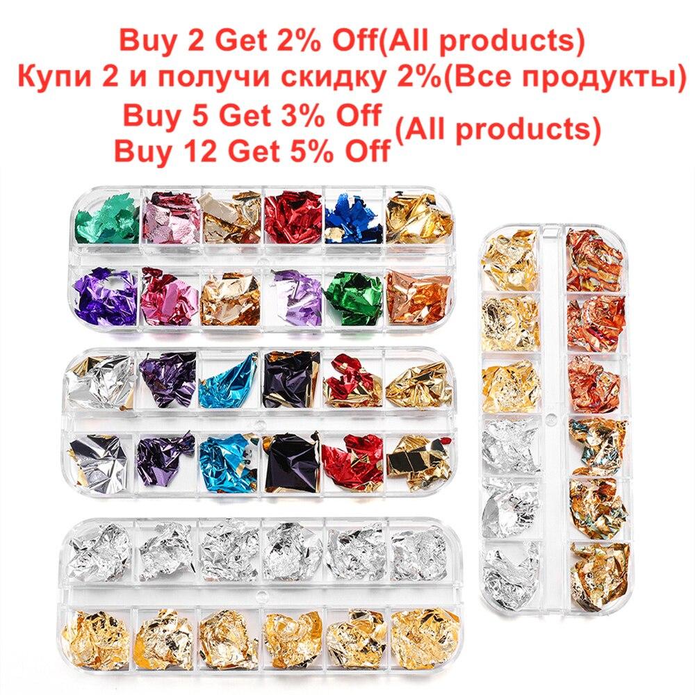 1 коробка, Золотая фольга для выпечки, декоративные хлопья сусального золота, золото, серебро, конфетти, сделай сам, дизайн ногтей, украшение, фольга, бумага, принадлежности для вечеринок