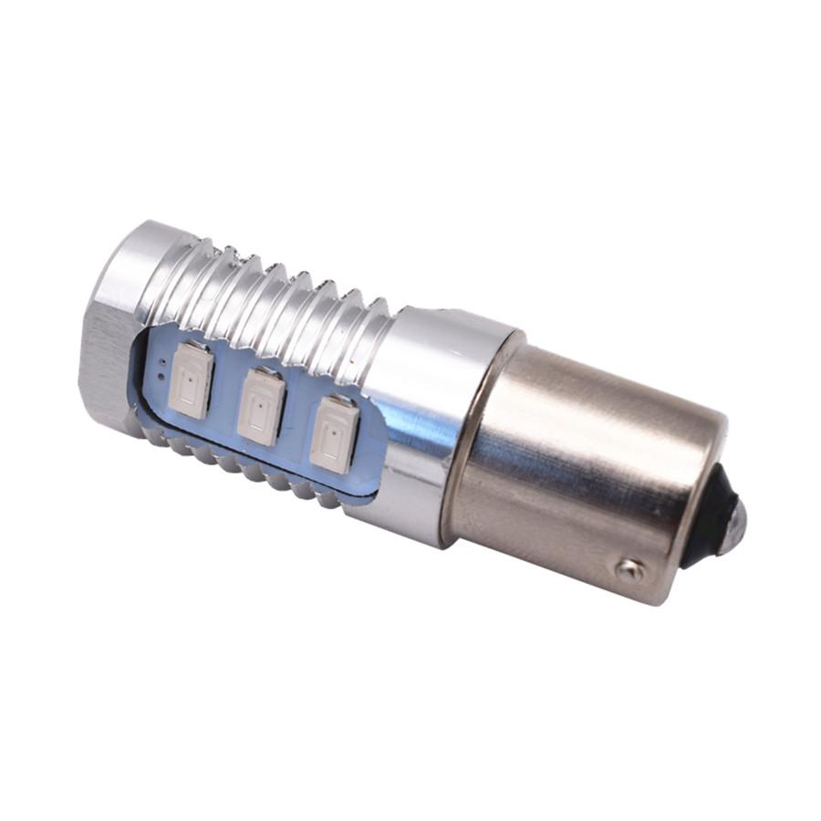 Одна пара (2 куска) высокой мощности красные лампы 1156 P21W BA15s S25 12SMD 5630LED для задних стоп-сигналов