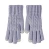Thick Warm Knitted Gloves Windproof Touch Screen Winter Gloves for Riding Skiing Men Women Keep Warm Mittens
