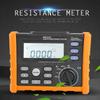 PEAKMETER MS2302 Digital Earth Resistance Tester 0  4K Ohm 100 Groups Data Logging