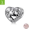 S925 Silver Love Sister Beaded, Family Style Personalized Diy Bracelet Beaded Accessories
