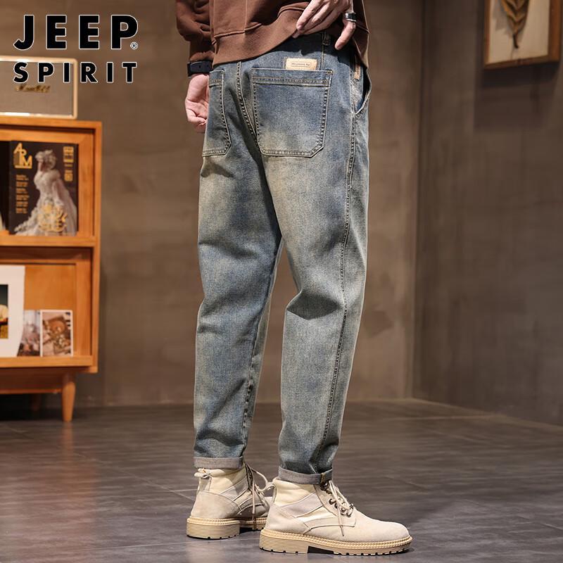 Джинсы мужские джинсовые прямого кроя JEEP SPIRIT